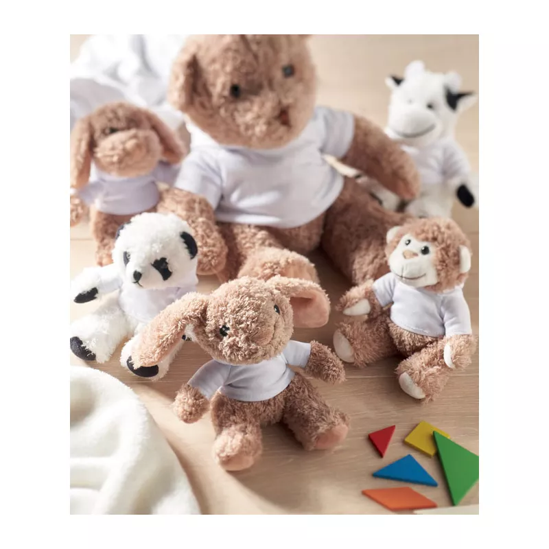 Pluszowy królik w bluzie z kapturem BUNNY - Bialy (MO2121-06)
