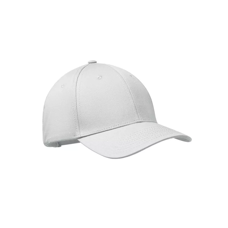 Czapka z daszkiem 6-panelowa 280 g/m² BAHAMAS - Bialy (MO2347-06)