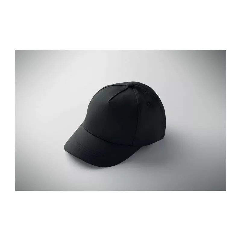 Czapka z daszkiem dziecięca 180 g/m² BUZZ KIDS - Czarny (MO2346-03)