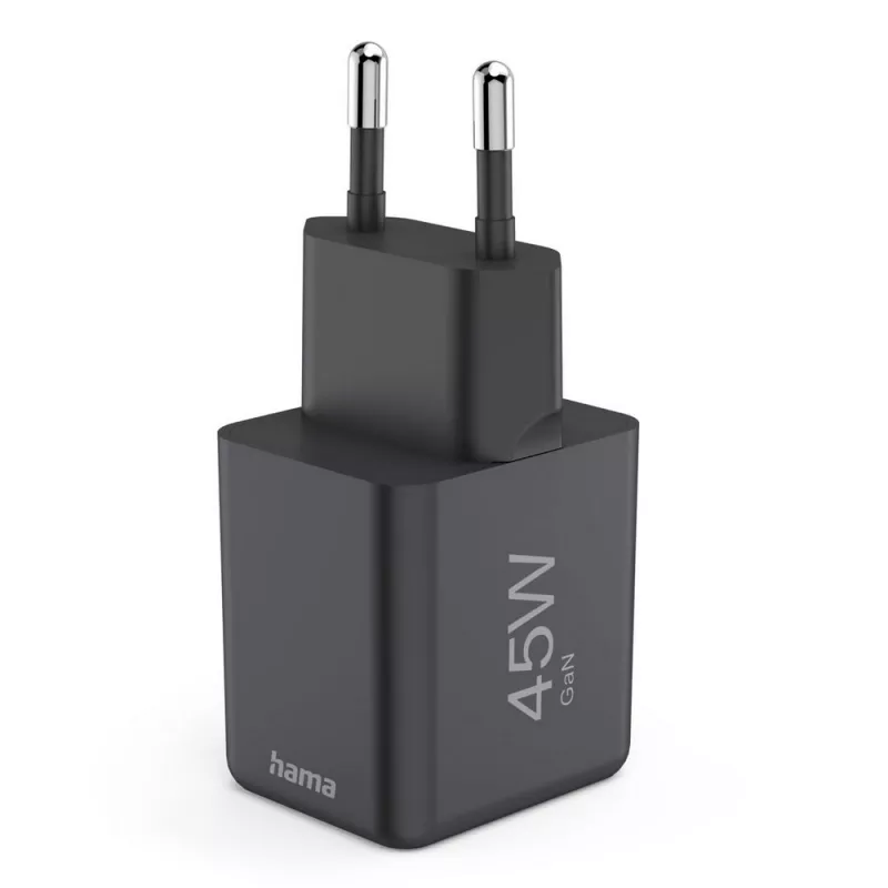 Ładowarka ścienna 45W Hama Supermini - czarny (VH020-03)