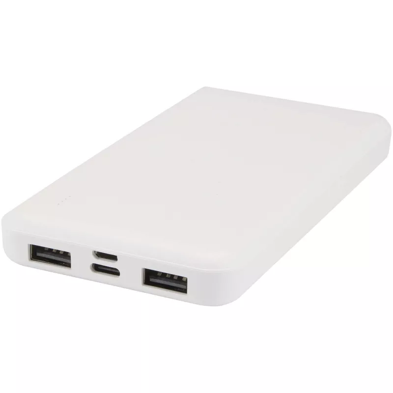 Intan powerbank o pojemności 10 000 mAh i mocy 10 W z tworzyw sztucznych pochodzących z recyklingu - Biały (12445801)