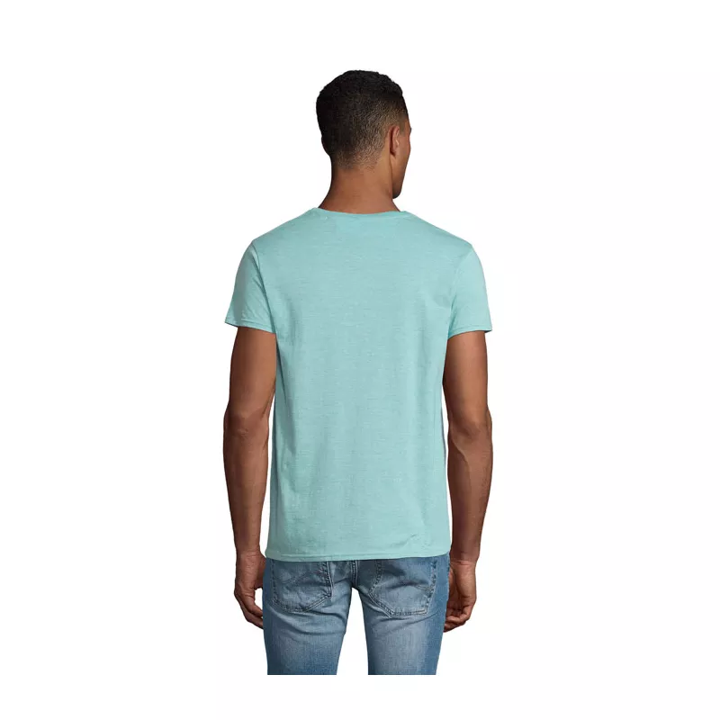 Koszulka męska organiczna 150 g/m² Sol's CRUSADER MEN - Heather Light Green (S03582-EJ)