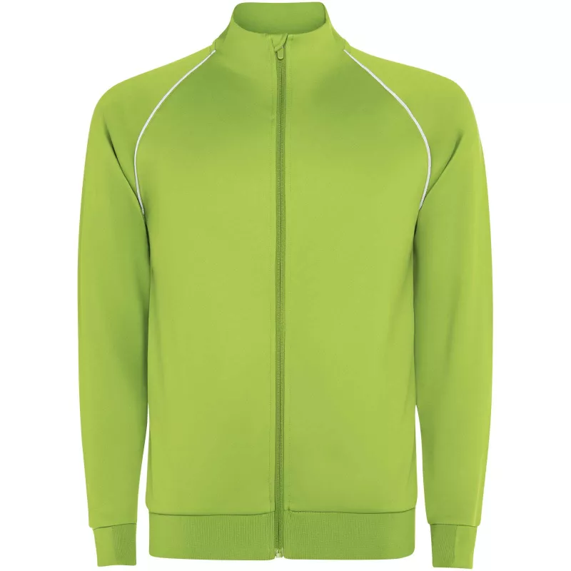 Męska bluza Valier z zamkiem błyskawicznym na całej długości - Fluor Green (R0437-FLGREEN)