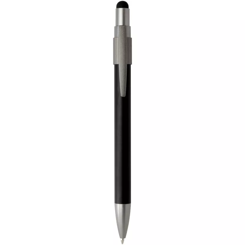 Rill długopis z certyfikatem RCS z recyklingu z rysikiem i fidget spinnerem (czarny tusz) - Czarny (10644790)