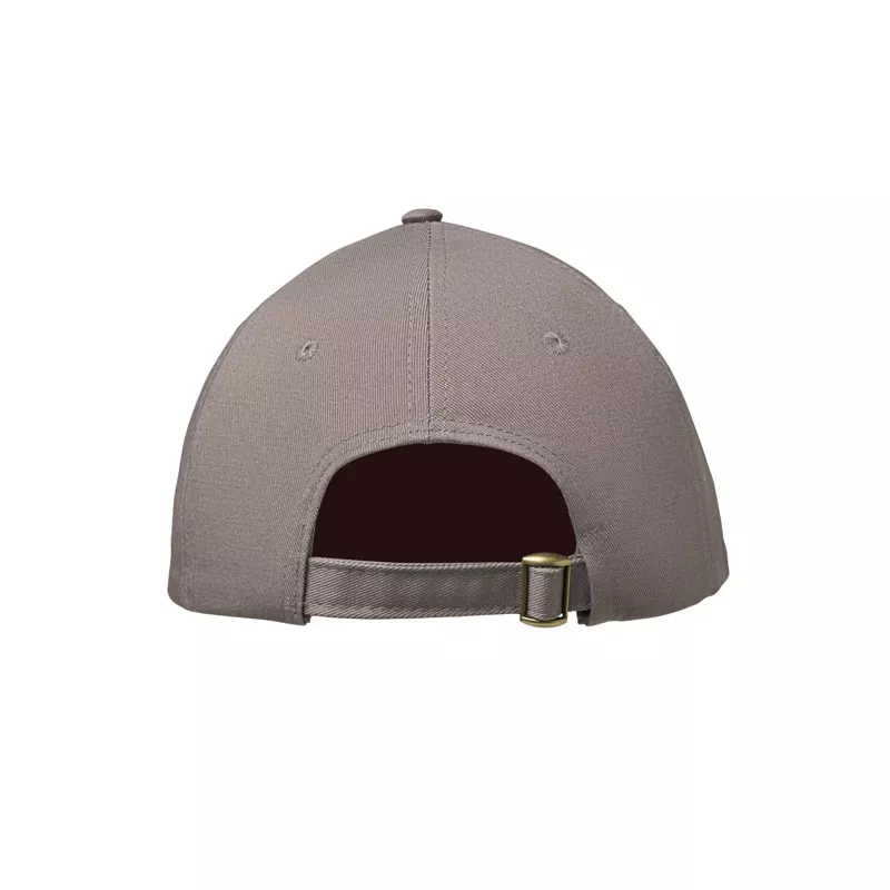 Czapka z daszkiem 6-panelowa 280 g/m² BAHAMAS - Szary (MO2347-07)