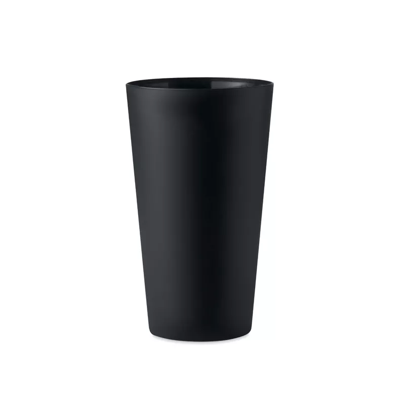 Kubek eventowy wielorazowy z PP 500 ml FESTA LARGE - Czarny (MO9907-03)