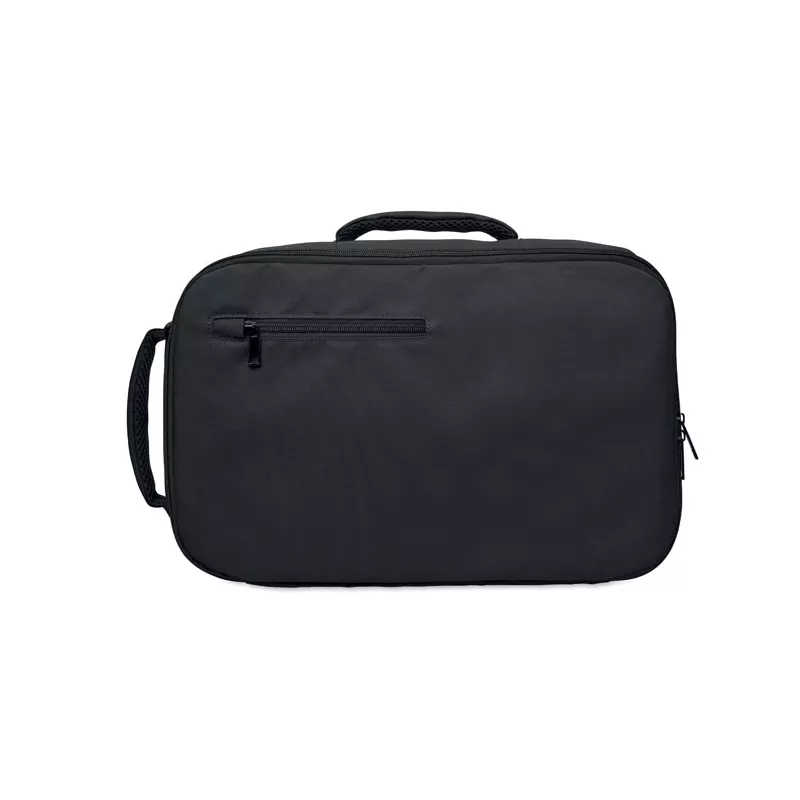 Plecak kabinowy z RPET na laptop 15" FLYSAFE - Czarny (MO2840-03)
