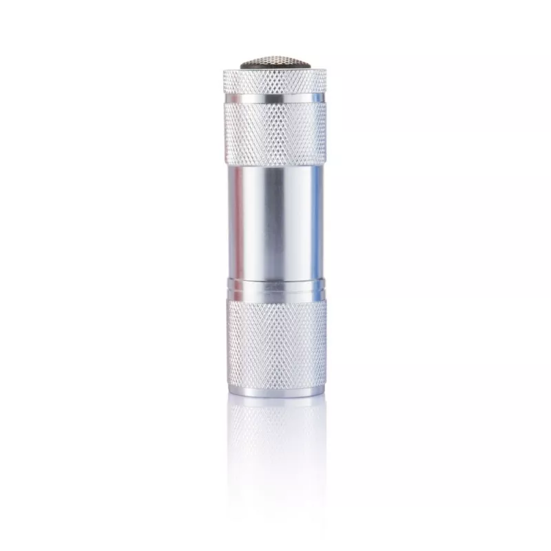 Latarka 9 LED Quattro - srebrny (P513.270)