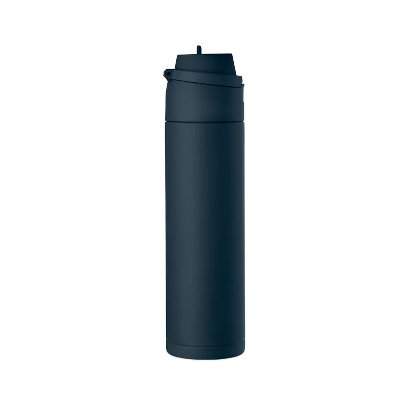 Butelka stalowa ze słomką 650 ml TOIEN ONE - Francuski Granat (MO2989-85)