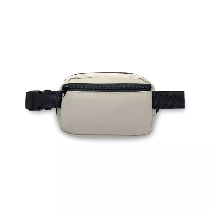 Nerka z miękkiego PU KOROVIN WAIST - Zgaszona Biel (MO2683-43)