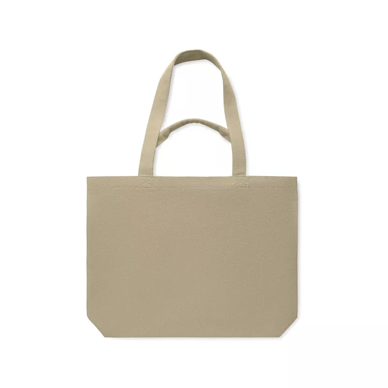 Torba plażowa z recyklingu 320 g/m² MALDI BEACH - Khaki (MO2485-39)