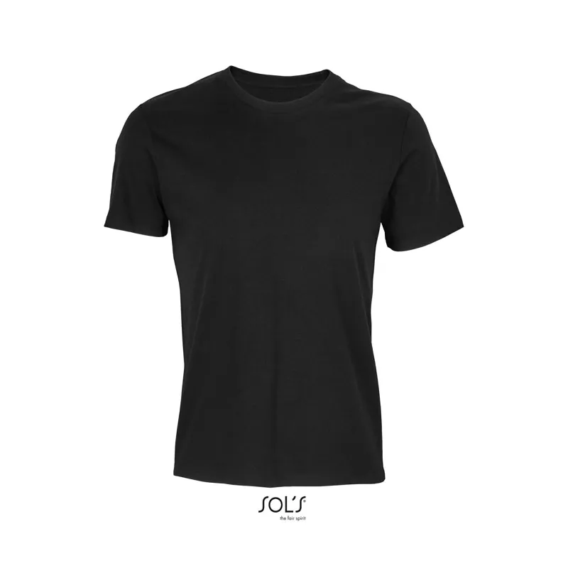Koszulka unisex z recyklingu 170 g/m² Sol's ODYSSEY - Czarny Z Recyklingu (S03805-RC)