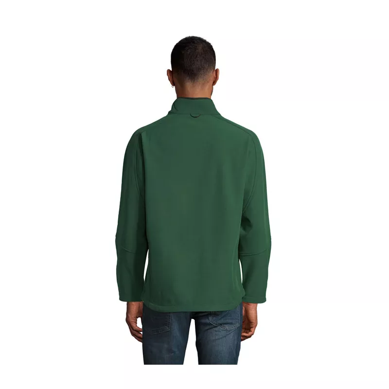 Softshell męski 3-warstwowy 340 g/m² Sol's RELAX - Ciemno-Zielony (S46600-BO)