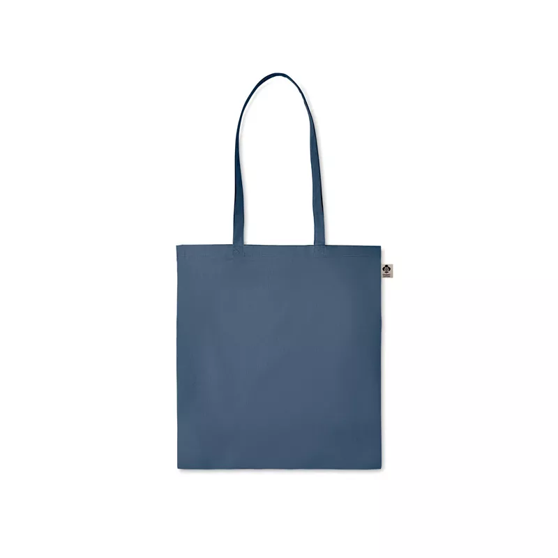 Torba z bawełny organicznej 140 g/m² ZIMDE COLOUR - Niebieski (MO6189-04)