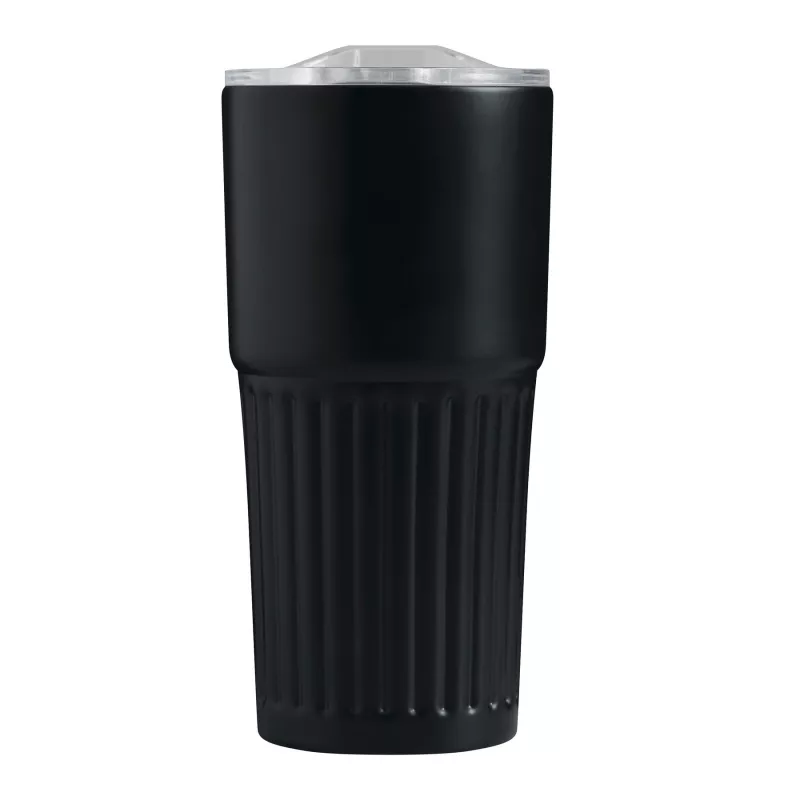Próżniowy kubek 600 ml WAVE LINE - czarny (56-0304713)