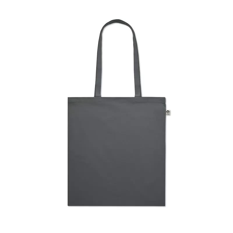Torba na zakupy z bawełny organicznej 180 g/m² ONEL - Kamienny Szary (MO6711-15)