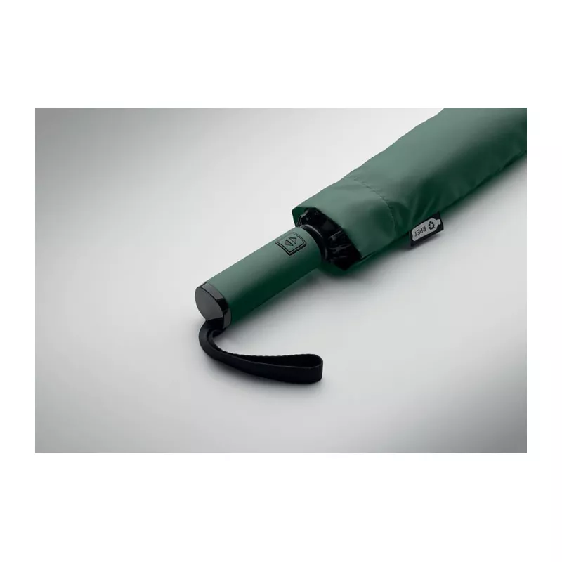 Parasol odwrotny składany 23" z RPET AGUMBE - Zielony (MO2925-09)
