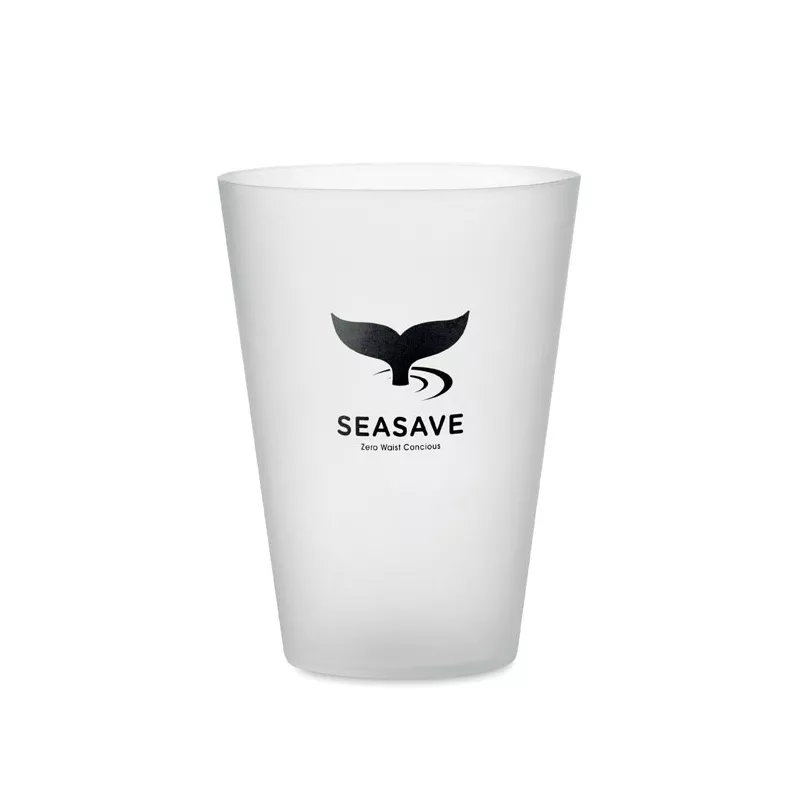 Kubek eventowy z PP 300 ml FESTA - Przezroczysty Bialy (MO6375-26)