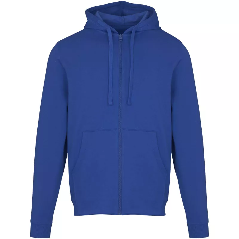 Jasper bluza unisex z kapturem z materiału organicznego pochodzącego z recyklingu z certyfikatem OCS, o gramaturze 280 g/m² - Niebieski (39666-BLUE)