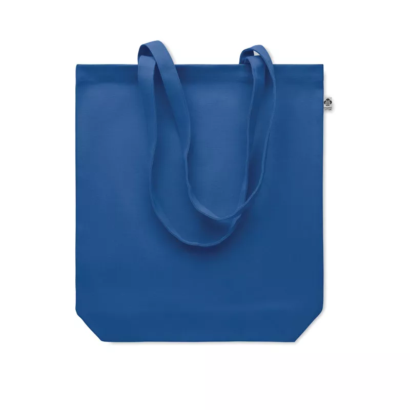 Torba płócienna z bawełny organicznej 270 g/m² COCO - Niebieski (MO6713-37)