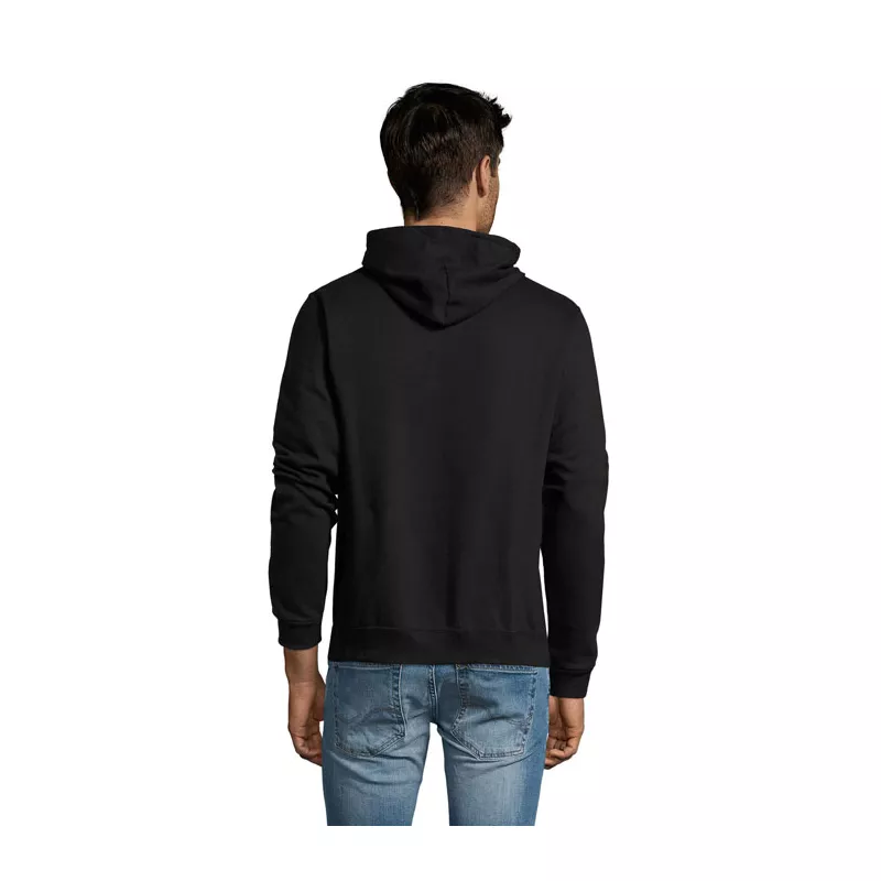 Bluza unisex z kapturem 280 g/m² Sol's SNAKE - Czarny (S47101-BK)