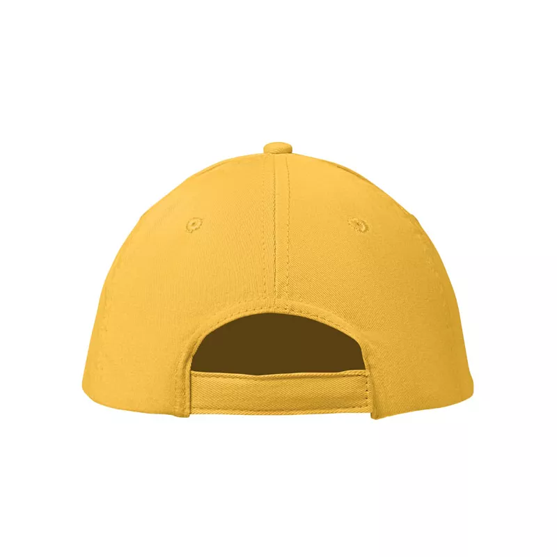 Czapka z daszkiem bawełniana 160 g/m² BASIE APOLLO - Zólty (MO8834-08)