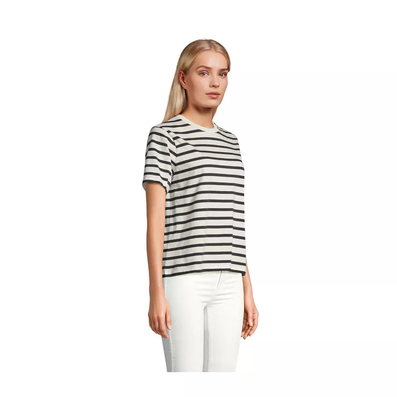 Koszulka damska organiczna Sol's LEGEND WOMEN - Off White| Navy (S04776-AZ)