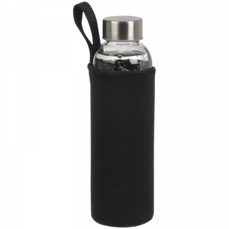 Butelka szklana KLAGENFURT 500 ml - czarny (084203)