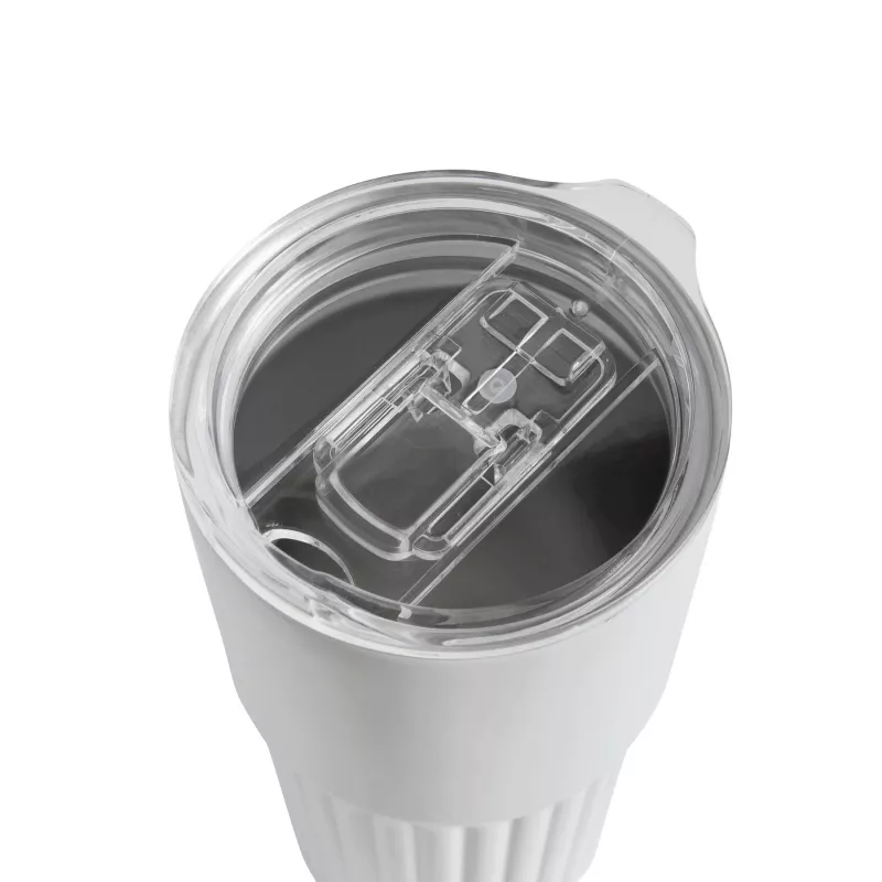 Próżniowy kubek 600 ml WAVE LINE - biały (56-0304712)