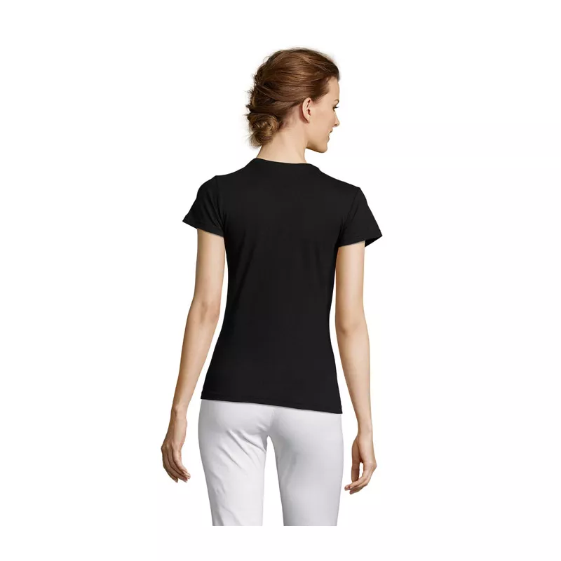 Koszulka damska dopasowana 150 g/m² Sol's MISS - Deep Black (S11386-DB)