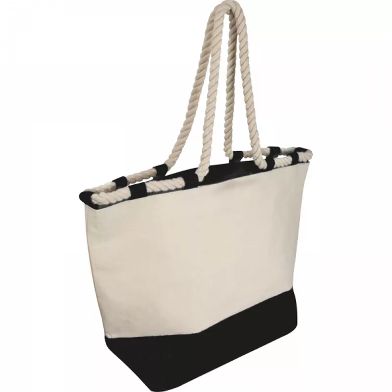 Torba plażowa z juty LIANA - czarny (6086403)