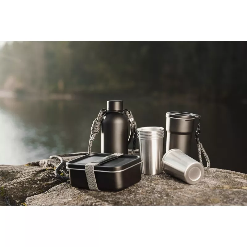 Lunchbox, pudełko śniadaniowe VINGA Parks - black (VG672-03)