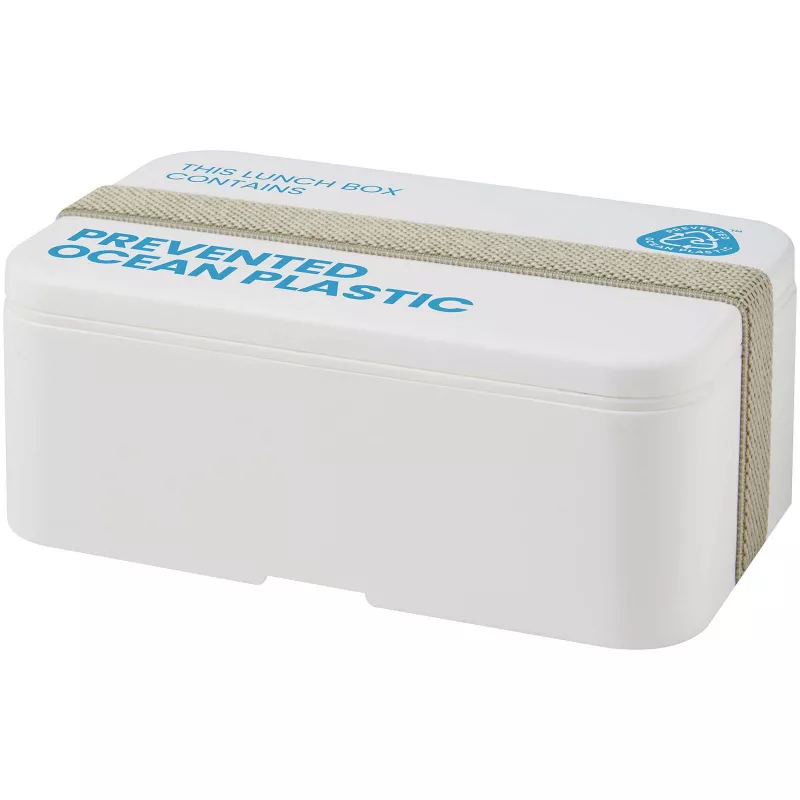 MIYO POP jednopoziomowe pudełko śniadaniowe o pojemności 700 ml - Biały (21077801)