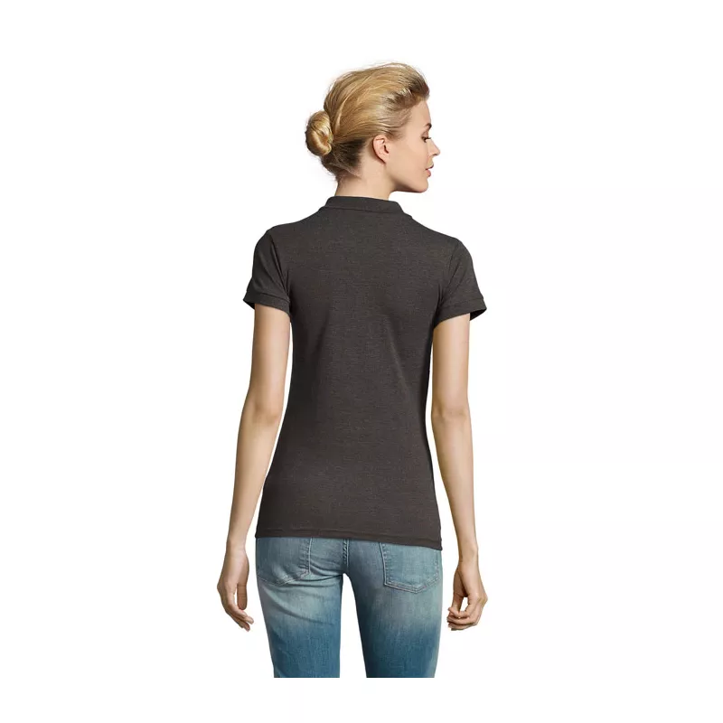 Polo damskie piqué 180 g/m² Sol's PERFECT WOMEN - Charcoal Melange (S11347-CE)