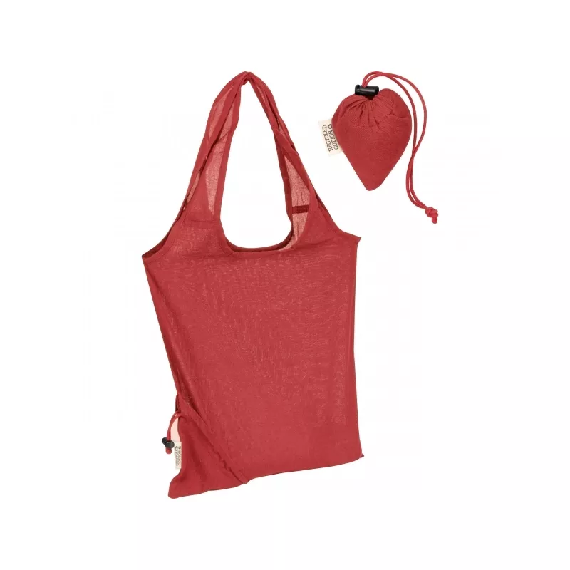 Torba bawełniana z recyklingu 118 g/m2 Modena - czerwony (526205)