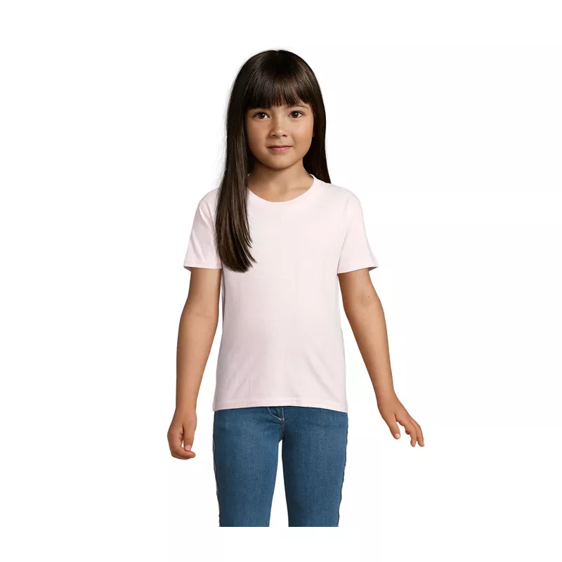 Koszulka dziecięca organiczna Sol's PIONEER KIDS - Pale Pink (S03578-PP)