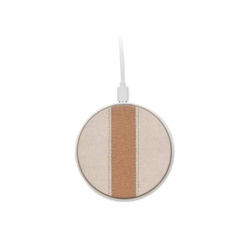 Ładowarka bezprzewodowa 15W z korkiem CORTLESS - Bialy (MO2593-06)