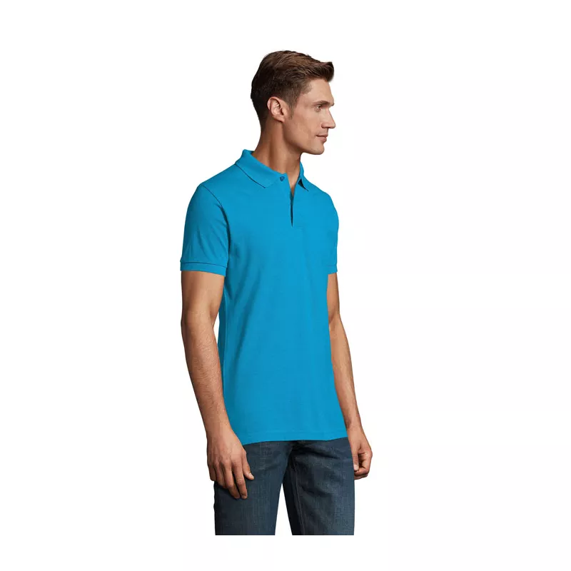 Koszulka polo męska piqué 180 g/m² Sol's PERFECT MEN - Aqua (S11346-AQ)