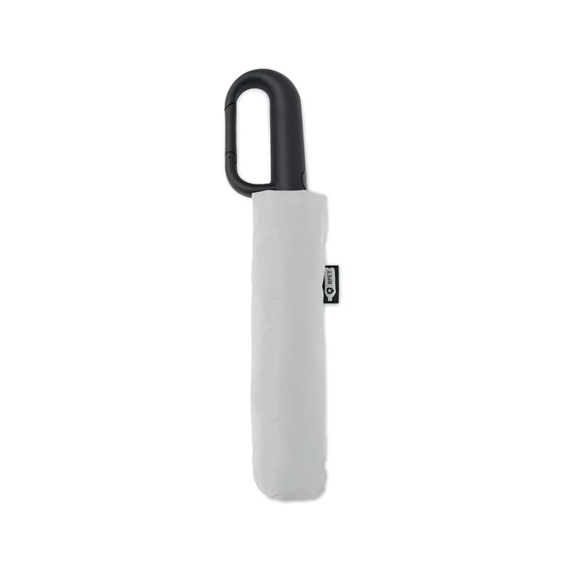 Parasol składany wiatroodporny 21" z RPET UMKRAB - Bialy (MO2692-06)