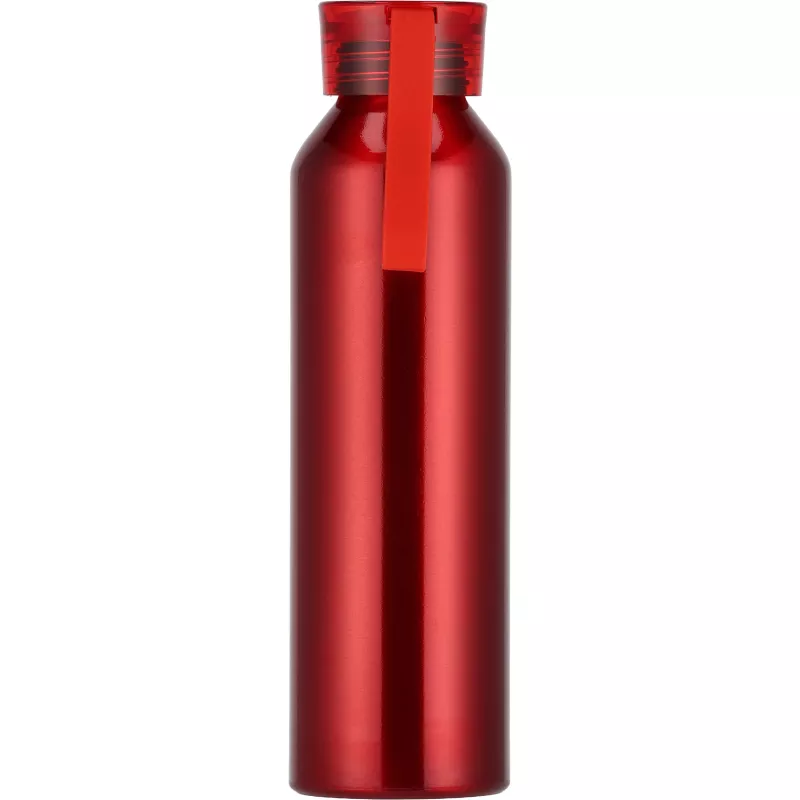 Butelka z aluminium z recyklingu CORK 600 ml - czerwony (424705)