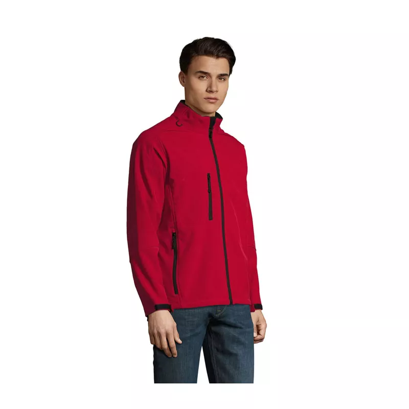 Softshell męski 3-warstwowy 340 g/m² Sol's RELAX - Pepper Red (S46600-PE)