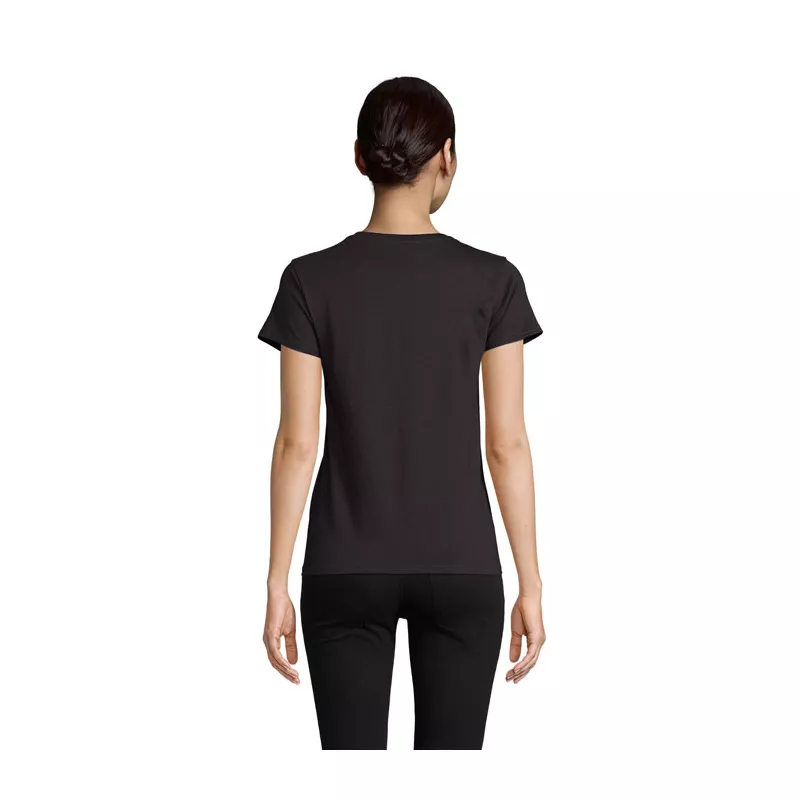 Koszulka damska 150 g/m² Sol's CRUSADER WOMEN - Deep Black (S03581-DB)