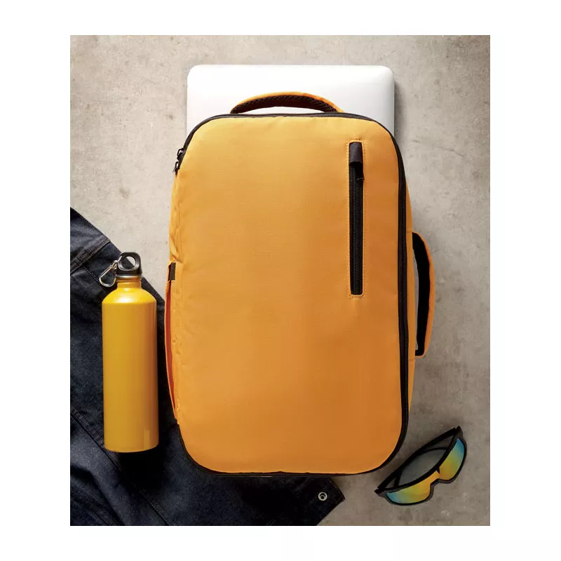 Plecak kabinowy z RPET na laptop 15" FLYSAFE - Ochre (MO2840-78)