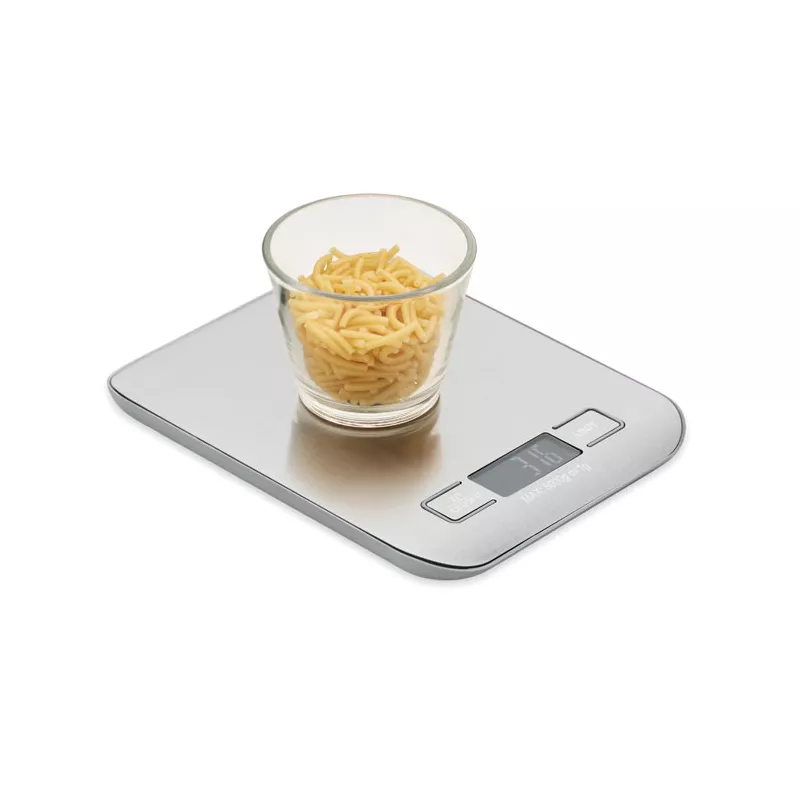 Waga kuchenna cyfrowa do 5 kg SCALE IT - Srebrny (MO3142-14)