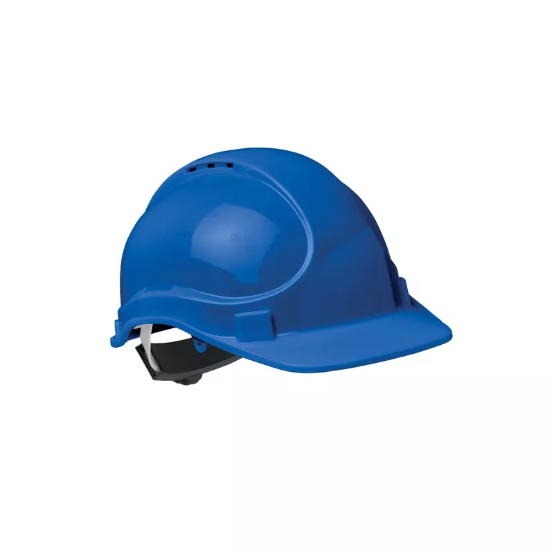 Kask ochronny z ABS EN397 HELM - Niebieski (MO2456-37)