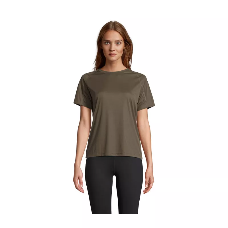 Koszulka sportowa damska Sol's VORTEX WOMEN - Army (S04788-AR)