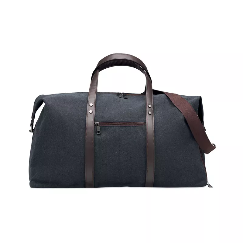 Torba weekendowa z płótna 450 g/m² ZURICH - Czarny (MO6279-03)