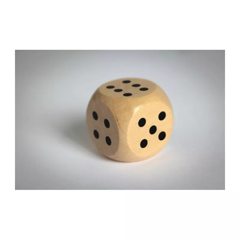 Kostka do gry drewniana 3 cm DADIN - Drewna (MO2613-40)