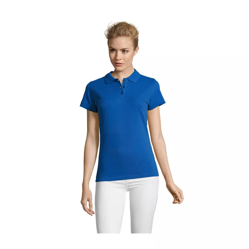 Polo damskie piqué 180 g/m² Sol's PERFECT WOMEN - Niebieski (S11347-RB)
