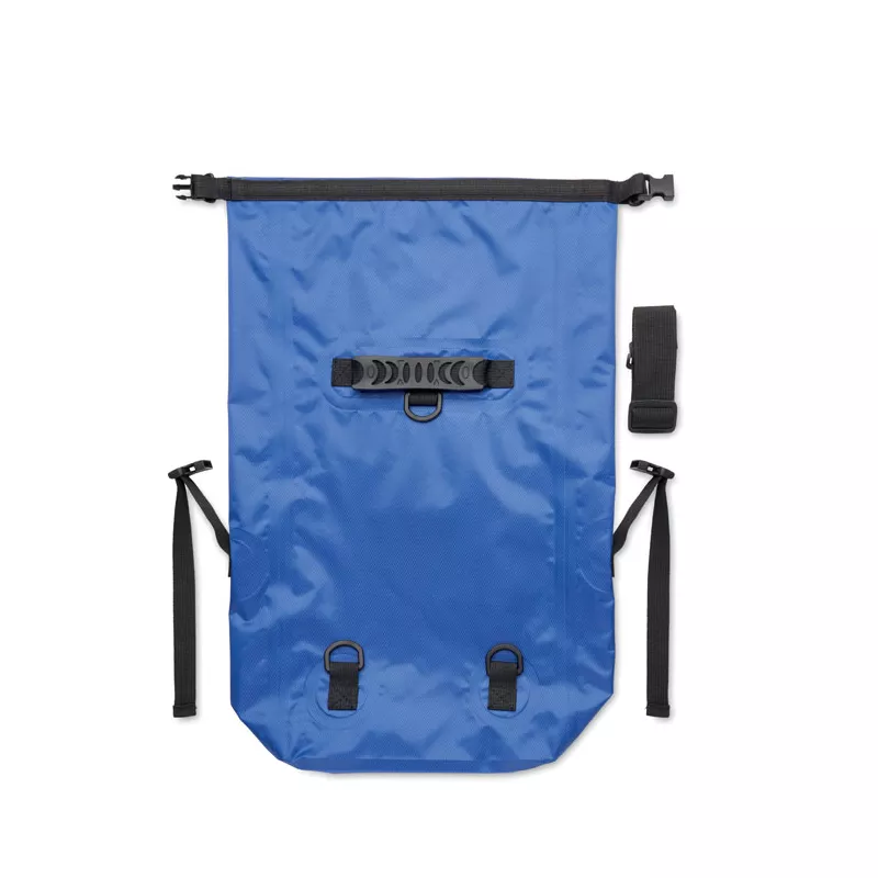 Plecak wodoodporny rolltop z RPET 25 l SCUBAROLL - Niebieski (MO2181-37)